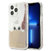 Karl Lagerfeld KLHCP13XPABGNU iPhone 13 Pro Max 6,7" różowy/pink hardcase PEEK A BOO Liquid Glitter
