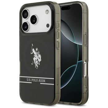 U.S. POLO ASSN. ETUI DH AND BOTTOM STRIPE LOGO DO MAGSAFE IPHONE 17 PRO