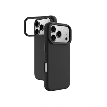 AMAZINGTHING ETUI GLAMOUR DO IPHONE 17 PRO Z PODSTAWKĄ CZARNE WYSOKIEJ