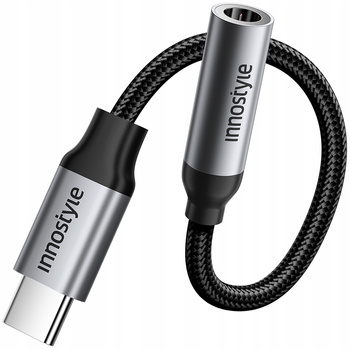 INNOSTYLE ADAPTER USB-C MINI JACK 3,5 PRZEJ艢CI脫WKA KABEL AUX DO SAMSUNG DAC