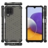 HURTEL HONEYCOMB ETUI PANCERNE DO SAMSUNG GALAXY A22 4G Z ŻELOWĄ RAMKĄ