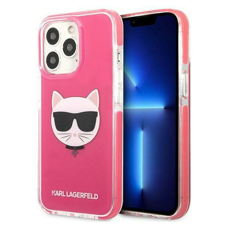 Karl Lagerfeld KLHCP13LTPECPI iPhone 13 Pro / 13 6,1" hardcase fuksja/fuschia Choupette Head