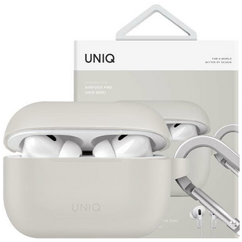 UNIQ etui Vencer AirPods Pro 2 gen. Silicone szary/chalk grey