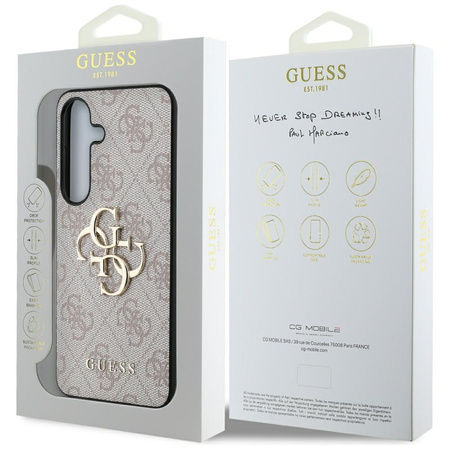 GUESS ETUI BIG 4G LOGO CLASSIC LOGO DO SAMSUNG GALAXY S25 POKROWIEC OCHRONA
