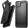 Carbon Case elastyczne etui pokrowiec iPhone 13 mini czarny