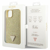 Etui Guess GUHCP14SHDGTPD na iPhone 14 - złote Rhinestone Triangle