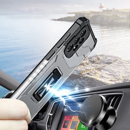 HURTEL CRYSTAL RING CASE ETUI MAGNETYCZNE DO SAMSUNG GALAXY A72 4G PANCERNE