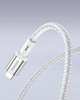 INNOSTYLE POWERFLEX ULTRA KABEL USB-C SZYBKIE ŁADOWANIE THUNDERBOLT 10GBPS 100W KEVLAR 2M SREBRNY