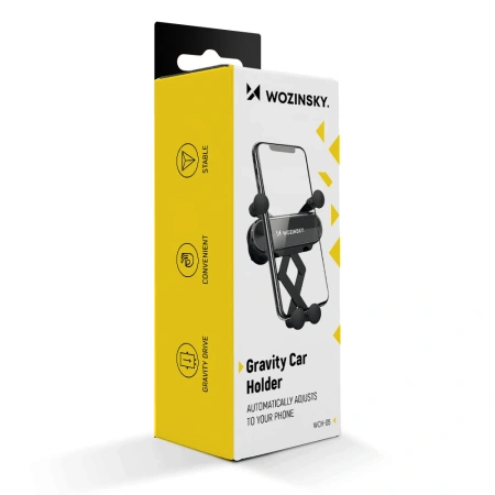 WOZINSKY GRAWITACYJNY UCHWYT DO SAMOCHODU NA KRATKĘ WENTYLACYJNĄ DO ANDROID
