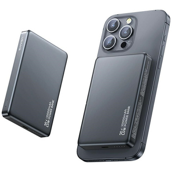 USAMS POWERBANK MAGNETYCZNY BEZPRZEWODOWY 10000MAH DO IPHONE 12 13 14 20W