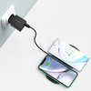 Choetech 2w1 ładowarka bezprzewodowa Qi do telefonu / słuchawek Airpods 2 z 5 cewkami ładującymi 10W czarny (T535-S (H))