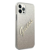 Guess GUHCP12MPCUGLSGO iPhone 12/12 Pro 6,1" złoty/gold hardcase Glitter Gradient Script