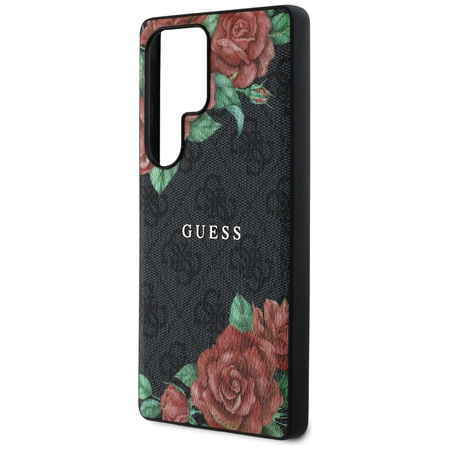 GUESS ETUI LEATHER 4G FLOWERS PRINT DO SAMSUNG GALAXY S25 ULTRA MAGNETYCZNE