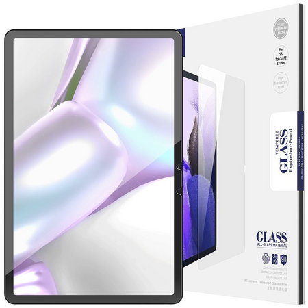 Dux Ducis Tempered Glass pancerne wytrzymałe szkło hartowane 9H Samsung Galaxy Tab S7+ (S7 Plus) / Tab S7 FE / Tab S8+ (S8 Plus) przezroczysty (case friendly)