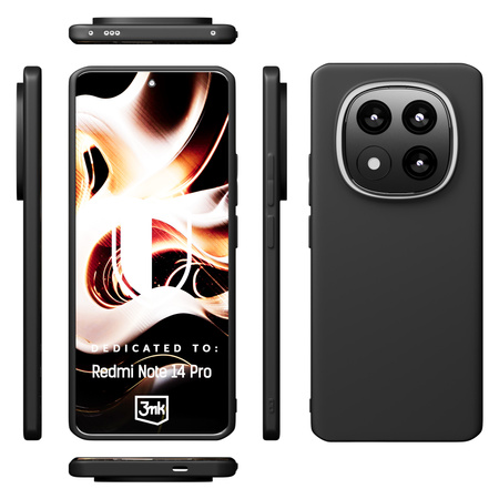 3MK POKROWIEC TPU MATT CASE DO REDMI NOTE 14 PRO 5G POCO X7 5G WYTRZYMAŁY