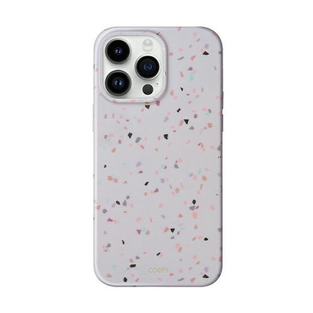 Etui Uniq Coehl Terrazzo na iPhone 14 Pro Max piaskowy/sandstone