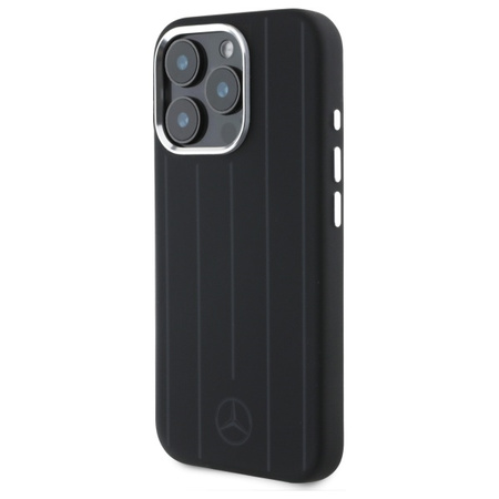 MERCEDES ETUI HARDCASE DO IPHONE 16 PRO 6.3 DO MAGSAFE SILIKONOWE STRIPE