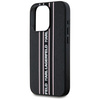 KARL LAGERFELD ETUI DO IPHONE 15 PRO SAFFIANO Z DROBNYM WZOREM STRIPES CORD