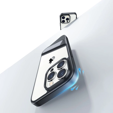 UGREEN KICKSTAND ETUI DO IPHONE 14 PRO Z ŻELOWĄ RAMKĄ I SZTYWNĄ KONSTRUKCJĄ