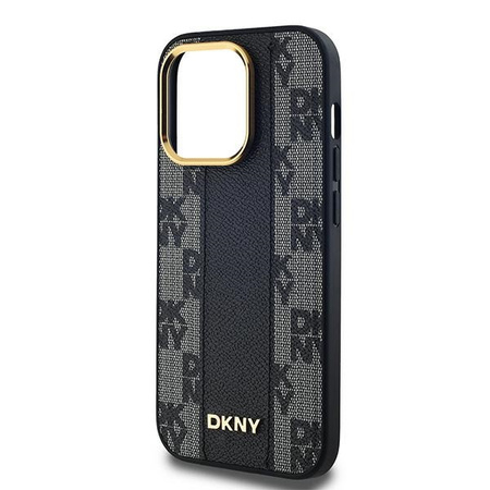 DKNY ETUI HARDCASE DO IPHONE 14 PRO MAX 6.7 LEATHER CHECKERED MONO