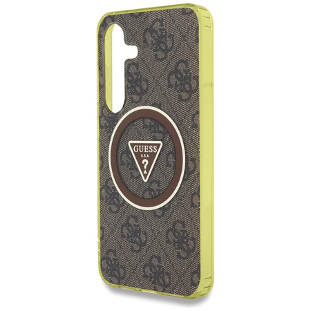 GUESS ETUI TPU POKROWIEC DO SAMSUNG GALAXY S25 4G GLITTER BUTTON DO MAGSAFE