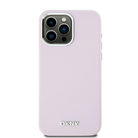 DKNY ETUI DO IPHONE 15 PRO MAX 6.7 LIQUID SILICONE DO MAGSAFE MAŁE LOGO