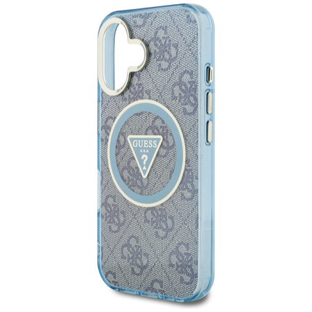 GUESS ETUI TPU DO IPHONE 16 DO MAGSAFE 4G CIRCLE Z MAGNETYCZNYM ZAMKNIĘCIEM