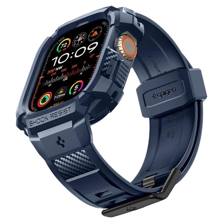 Etui Spigen Rugged Armor Pro na Apple Watch Ultra 1 / 2 (49 mm) - granatowe