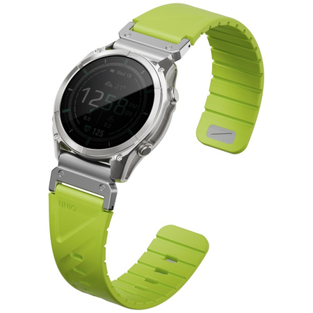 Pasek UNIQ Fluo x Smart-Fit do Garmin 22mm limonka