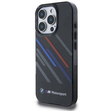 BMW ETUI HARDCASE DO IPHONE 16 PRO MOTORSPORT STRIPES IML KOMPATYBILNE