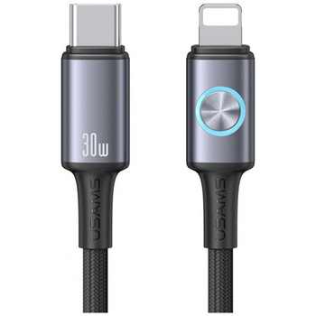 USAMS KABEL 30W USB-C DO LIGHTNING 1,2M DO ŁADOWANIA TELEFONÓW APPLE IPHONE