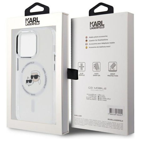 KARL LAGERFELD ETUI HARDCASE DO IPHONE 14 PRO MAX 6,7 METAL KARL CHOUPETTE