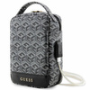 Torba Guess GUHBHGCFSEK Organizer - czarne GCube Stripe