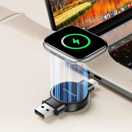 AWEI ŁADOWARKA INDUKCYJNA DO ZEGARKÓW APPLE SAMSUNG W26 DO MODELI ZEGARKÓW