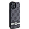 DKNY POKROWIEC HARDCASE DO IPHONE 14 15 136.1 SKÓRZANY MONO PATTERN STRIPES