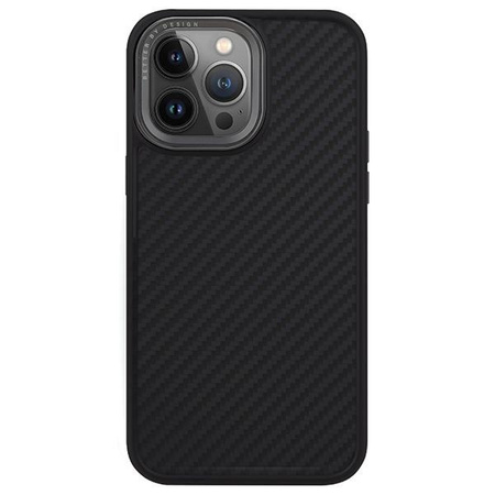 UNIQ etui Keva iPhone 15 Pro Max 6.7" Magclick Charging czarny/carbon black