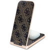 Guess składana ład. indukcyjna2w1 GUDCFAL4PEGW 15W brązowy/brown 4G Pattern MagSafe