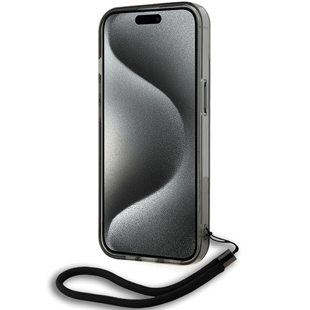 KARL LAGERFELD KLHCP15SHKDPNSK ETUI HARDCASE KL CORD DO IPHONE 13 14 15 6.1