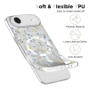 Etui Tech-Protect FlexAir MagSafe na iPhone 17 Air - stokrotki z liśćmi
