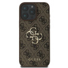 GUESS ETUI HARD CASE DO IPHONE 16 PRO 6.3 4G BIG LOGO Z MODNYM WYKOŃCZENIEM