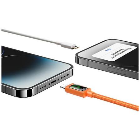 Kabel USAMS SJ774 PD 30W USB-C/Lightning 1.2m pomarańczowy