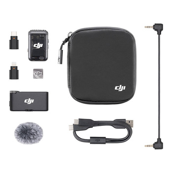 DJI SYSTEM MIKROFONÓW BEZPRZEWODOWYCH DJI MIC 2 BASIC 1 TX 1 RX DO KAMERY