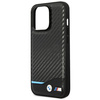 BMW ETUI LEATHER CARBON DO IPHONE 14 PRO 6.1 OCHRONNE HARDCASE DESIGN