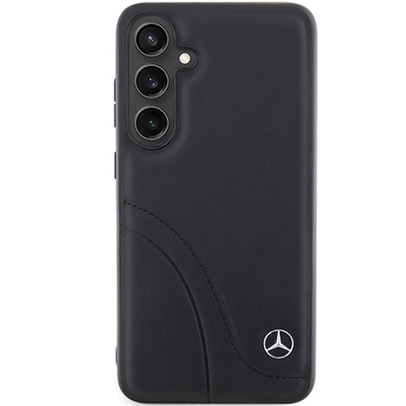 MERCEDES ETUI HARDCASE LEATHER DO SAMSUNG GALAXY S24 S921 Z FALISTYM SZWIEM