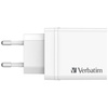 VERBATIM ŁADOWARKA 30W 3xUSB-A USB-C DO TELEFONÓW Z SYSTEMEM ANDROID PD 3.0