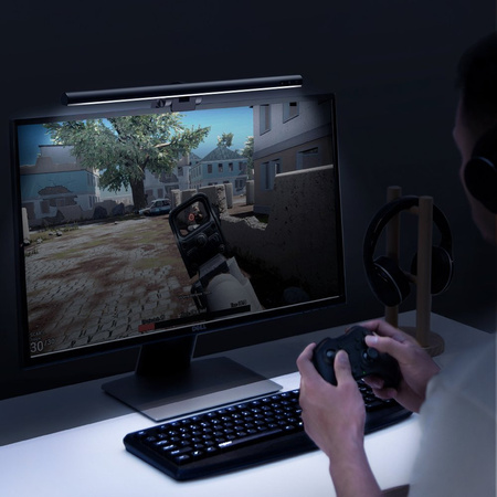 Baseus i-wok lampka LED na monitor do pulpitu oświetlenie ekranu czarny (DGIWK-B01)