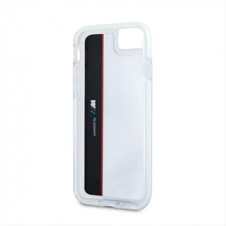 Etui BMW Motorcase na iPhone 7 / 8 / SE 2020 / SE 2022 - przezroczysto-czarne