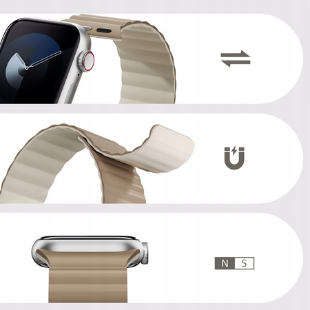 INNOSTYLE PASEK DO APPLE WATCH ULTRA 42 44 45 49 MM WODOODPORNY MAGNETYCZNY