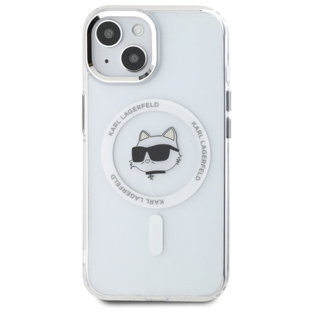 KARL LAGERFELD ETUI CASE POKROWIEC DO IPHONE 15 6 1 DO MAGSAFE METAL
